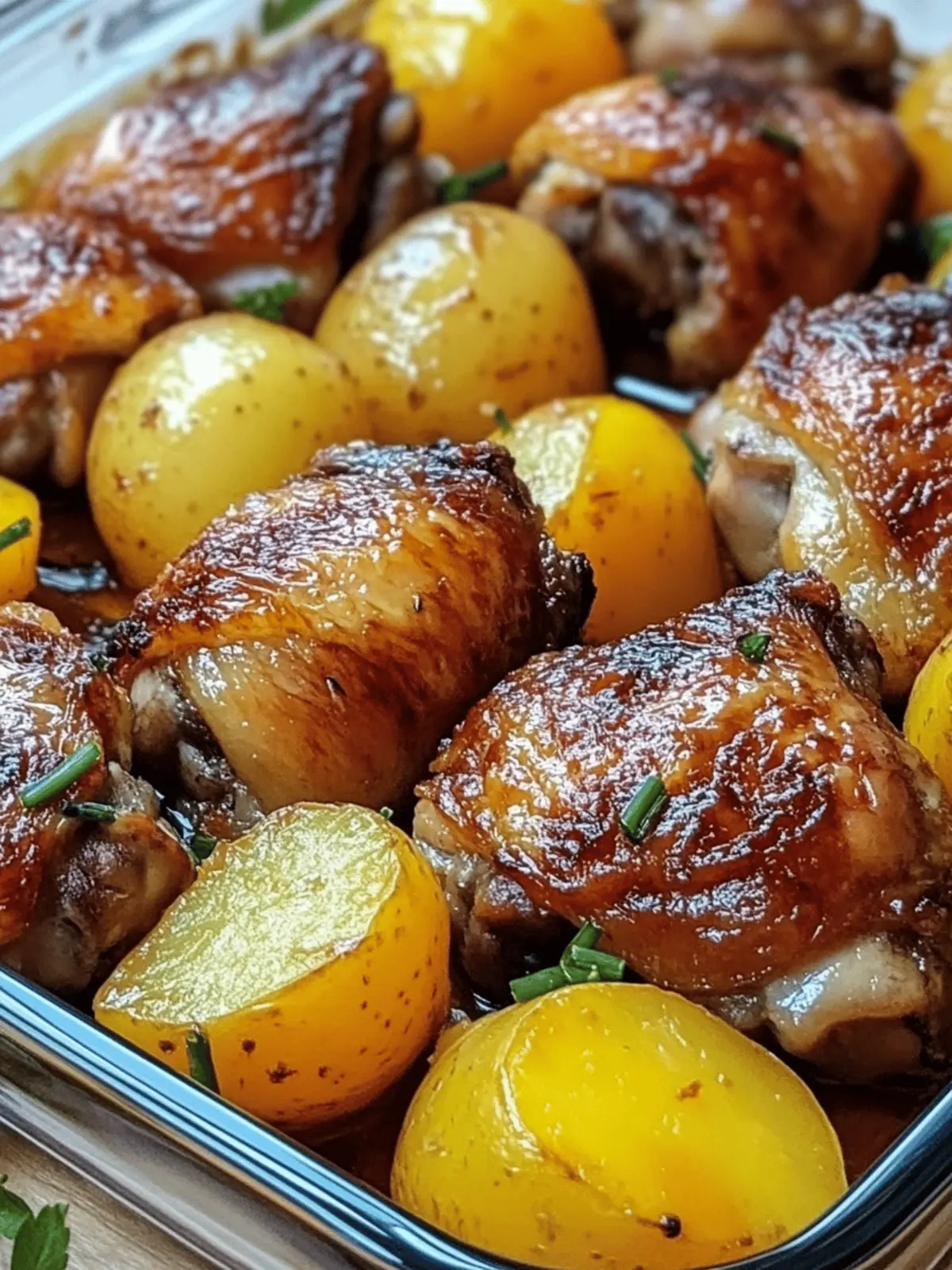 chicken thighs and potatoes