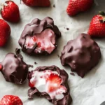 Chocolate-Covered Strawberry Yogurt Clusters