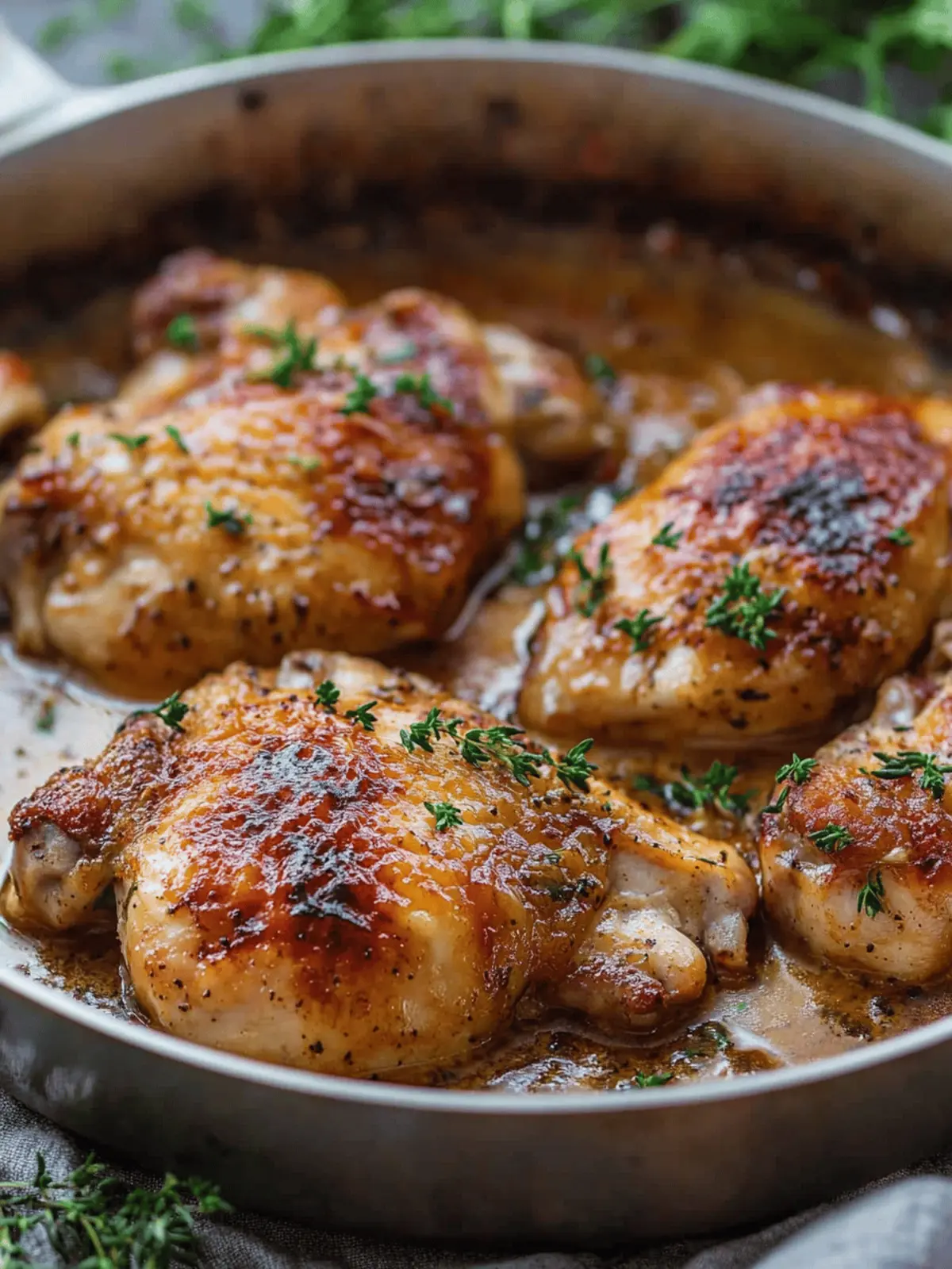 French Mustard Chicken (Poulet à la Moutarde)
