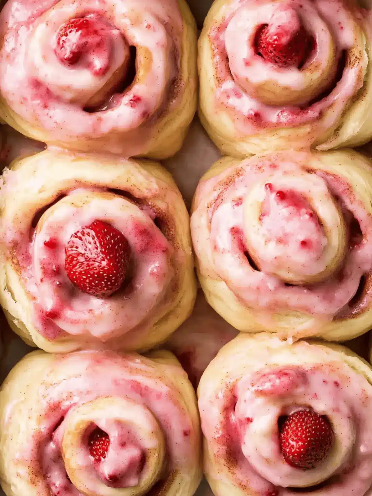 Strawberry Cinnamon Rolls