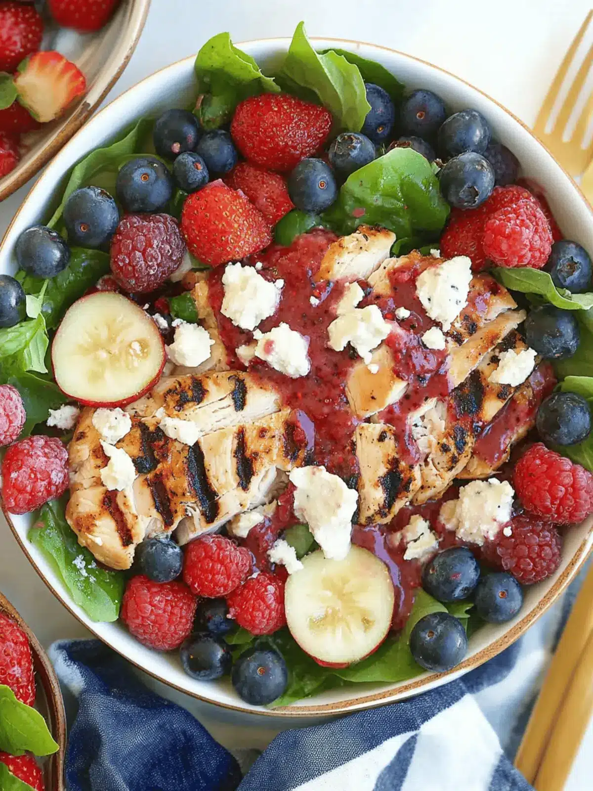 Grilled Chicken & Berry Salad