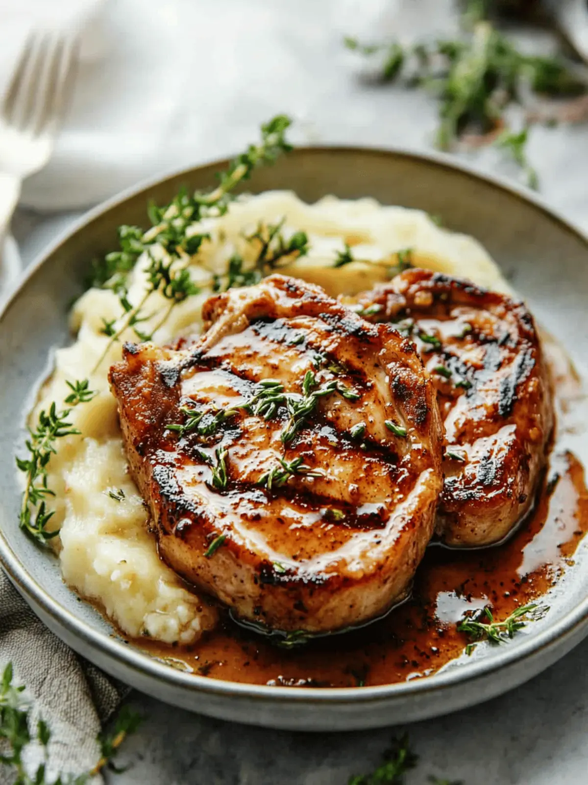 Easy 30 Minute Brown Sugar Pork Chops