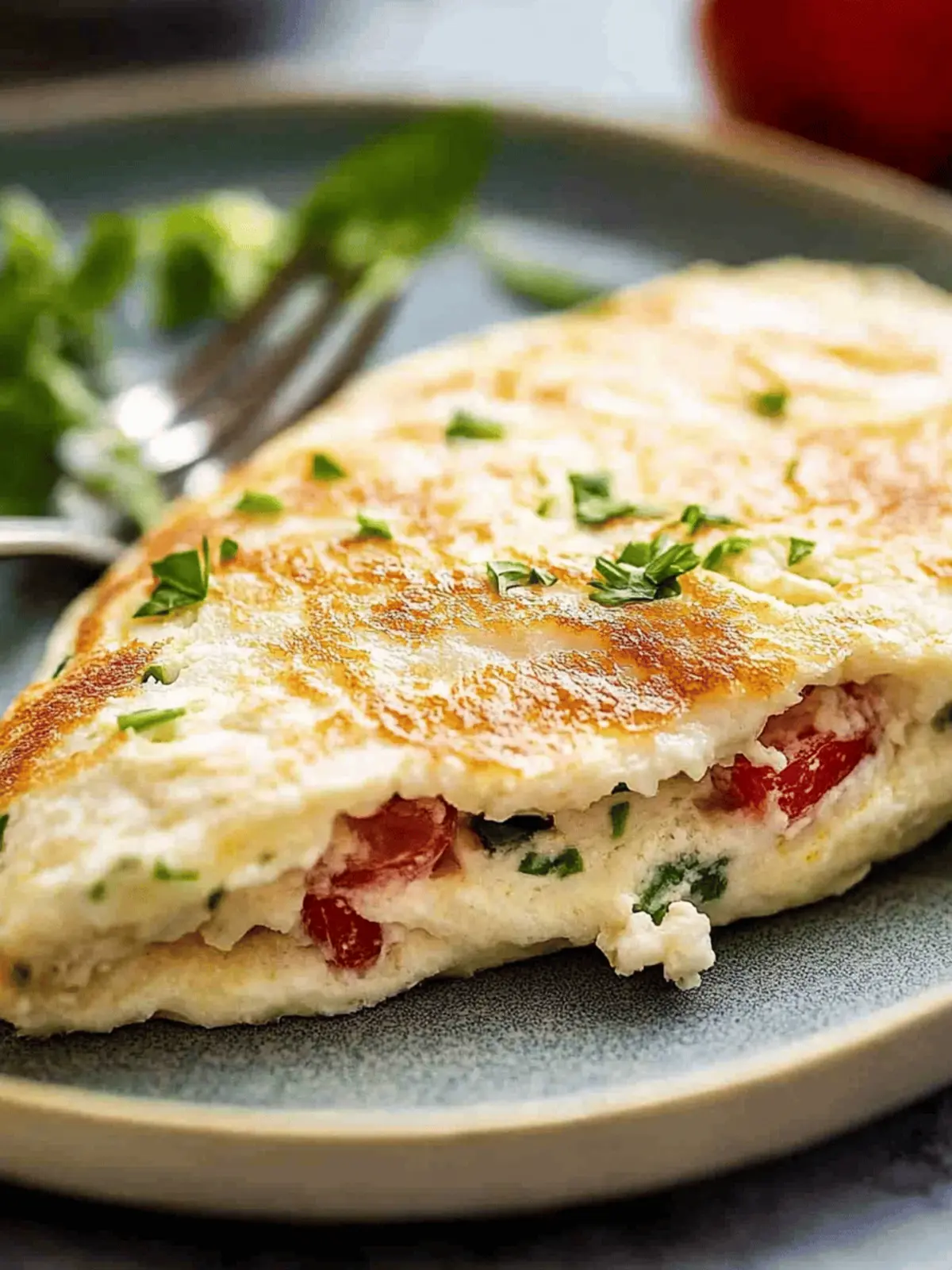 Fluffy Egg White Omelette (Soufflé-style)