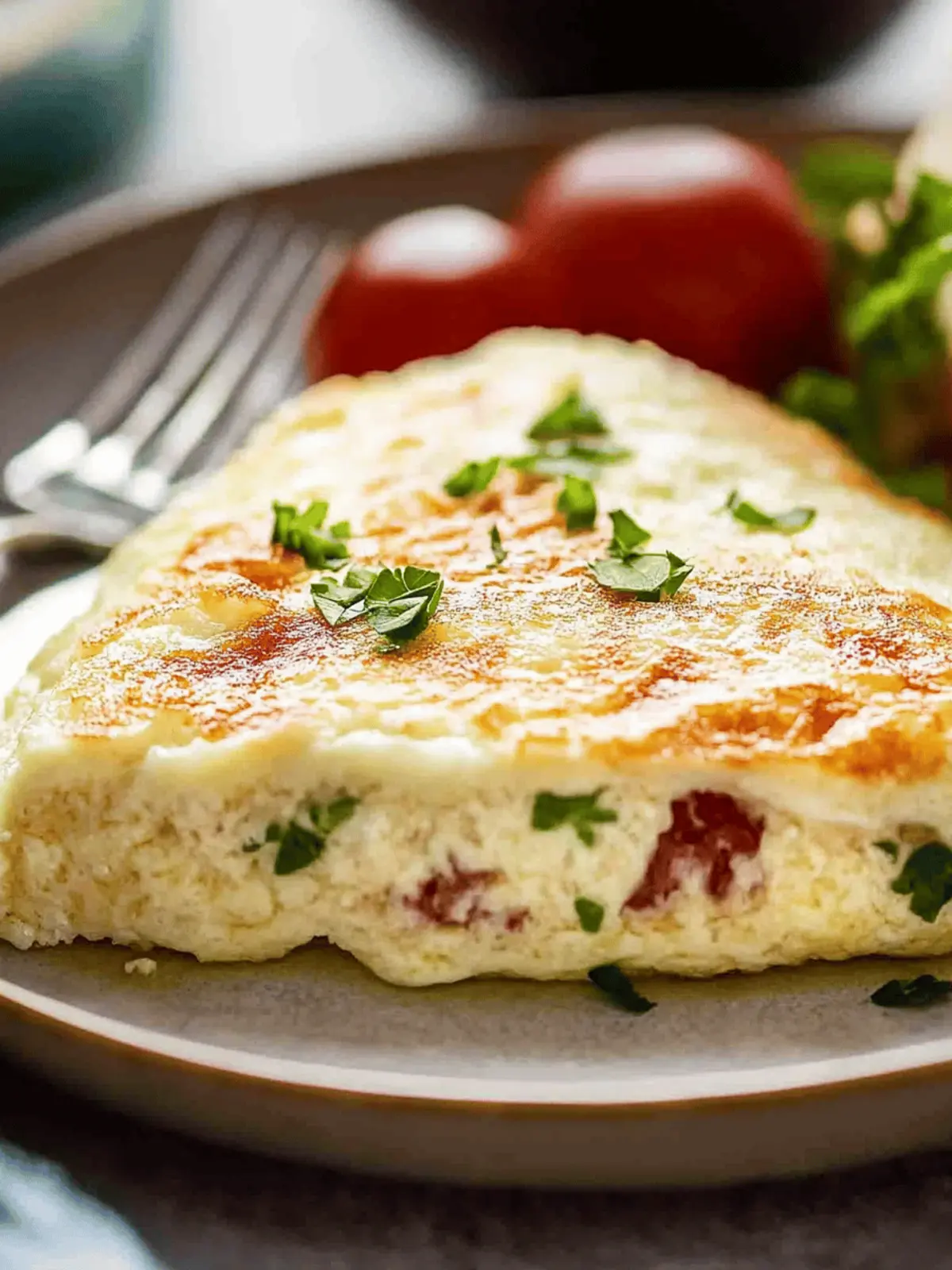 Fluffy Egg White Omelette (Soufflé-style)