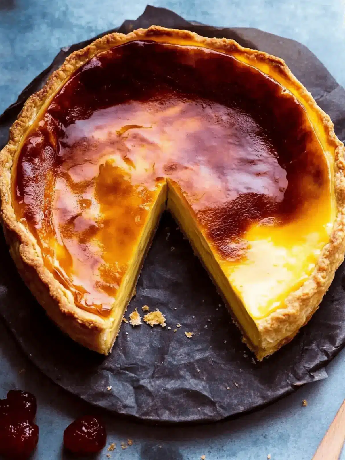 Flan Pâtissier (French Custard Tart)