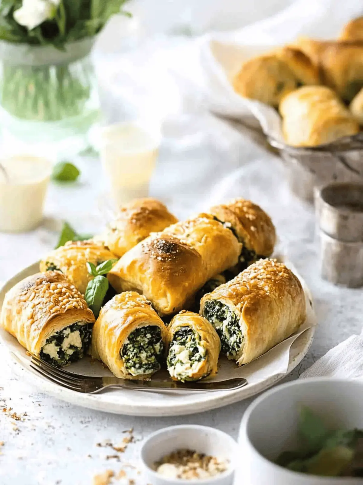Spinach and Ricotta Rolls