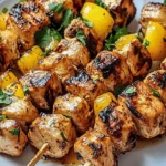 Al Pastor-Style Chicken Skewers