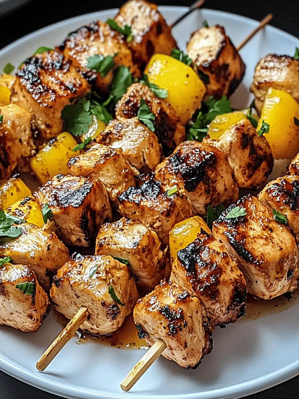 Al Pastor-Style Chicken Skewers