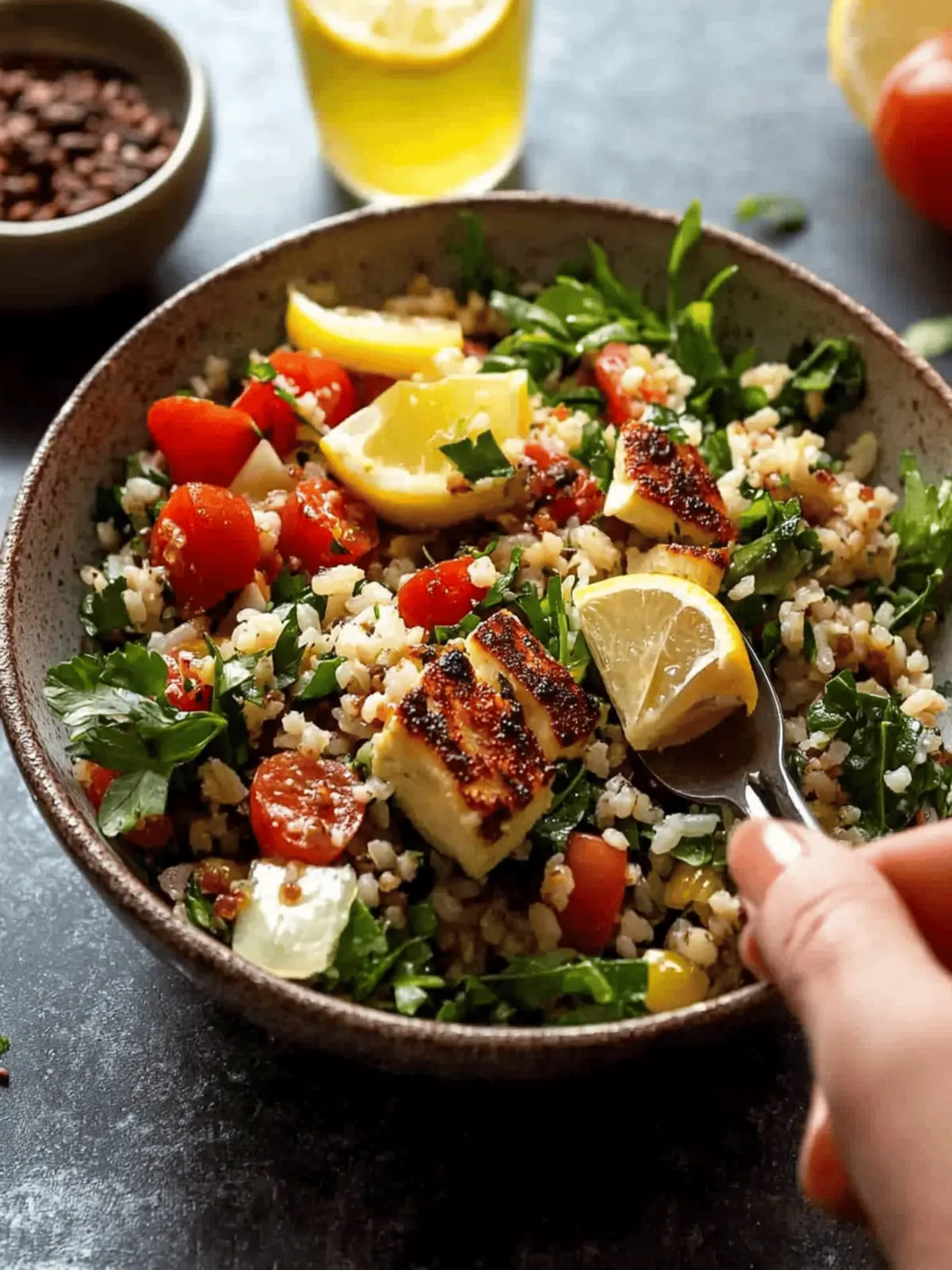 Mediterranean Brown Rice Salad