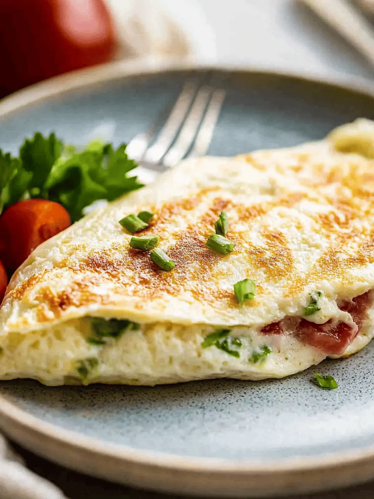 Fluffy Egg White Omelette (Soufflé-style)