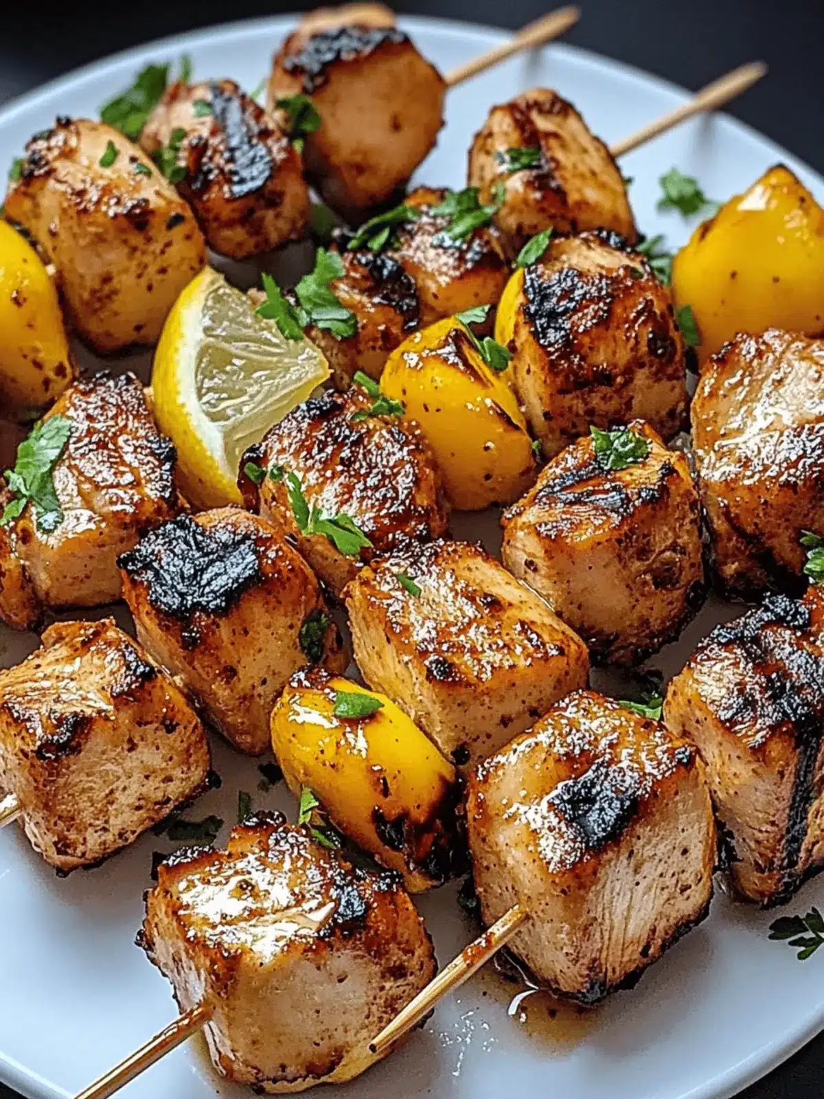 Al Pastor-Style Chicken Skewers