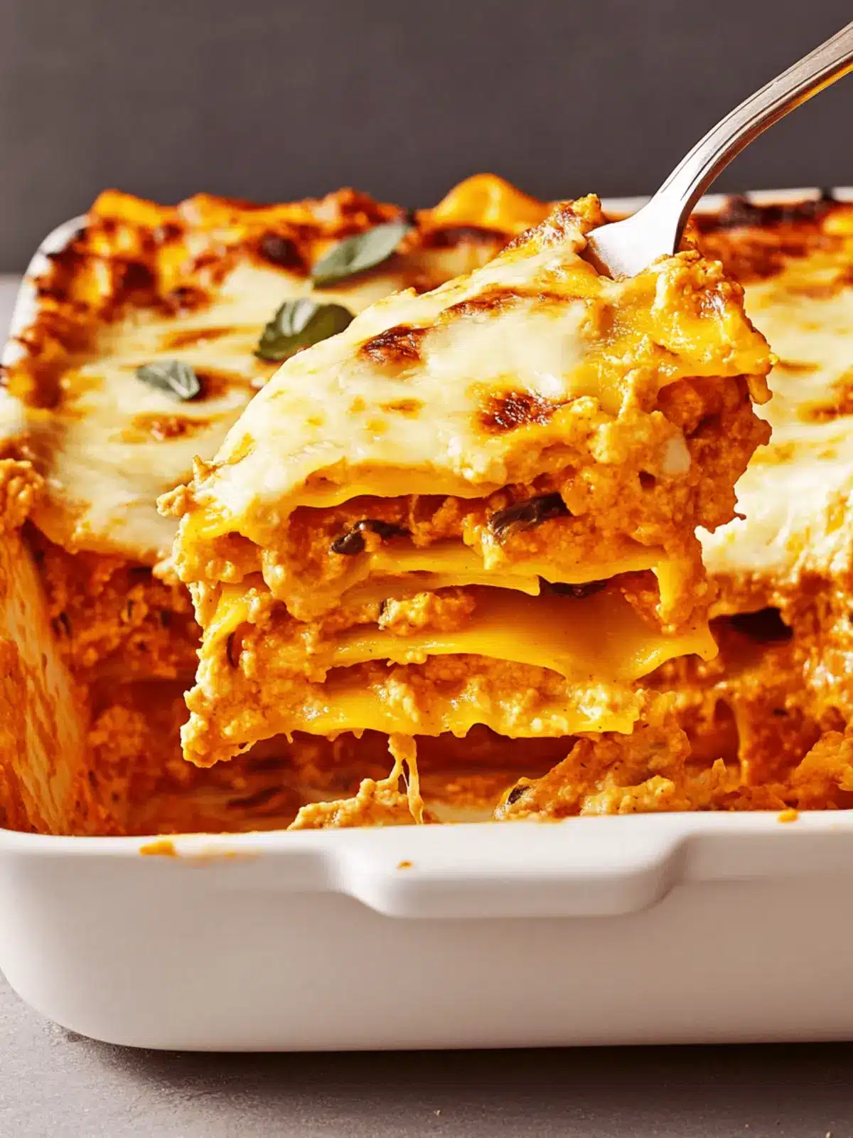 Pumpkin Lasagna