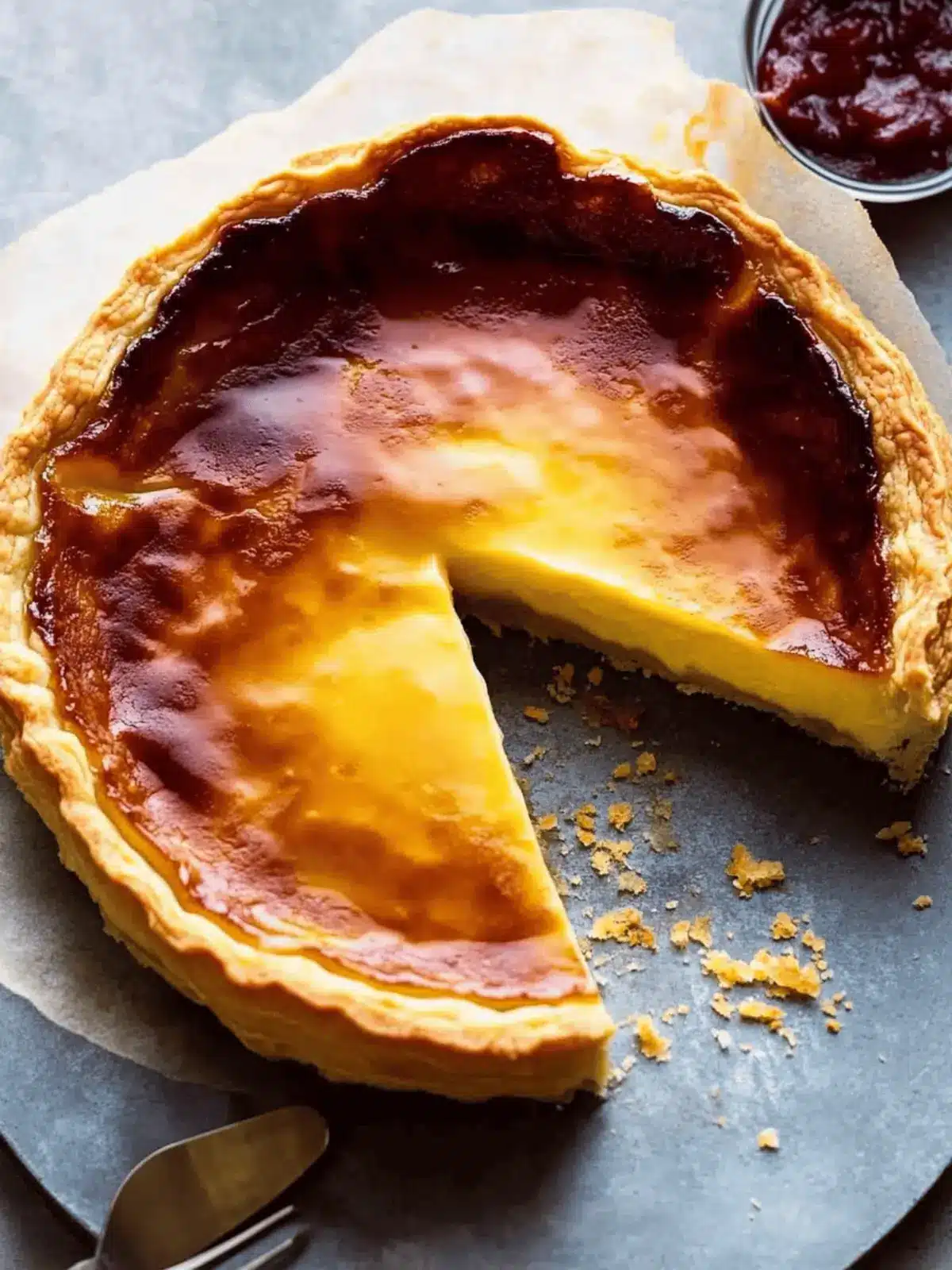 Flan Pâtissier (French Custard Tart)