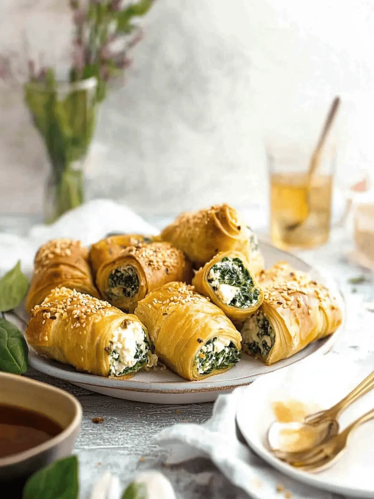 Spinach and Ricotta Rolls
