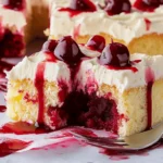 Vampire Poke Cake