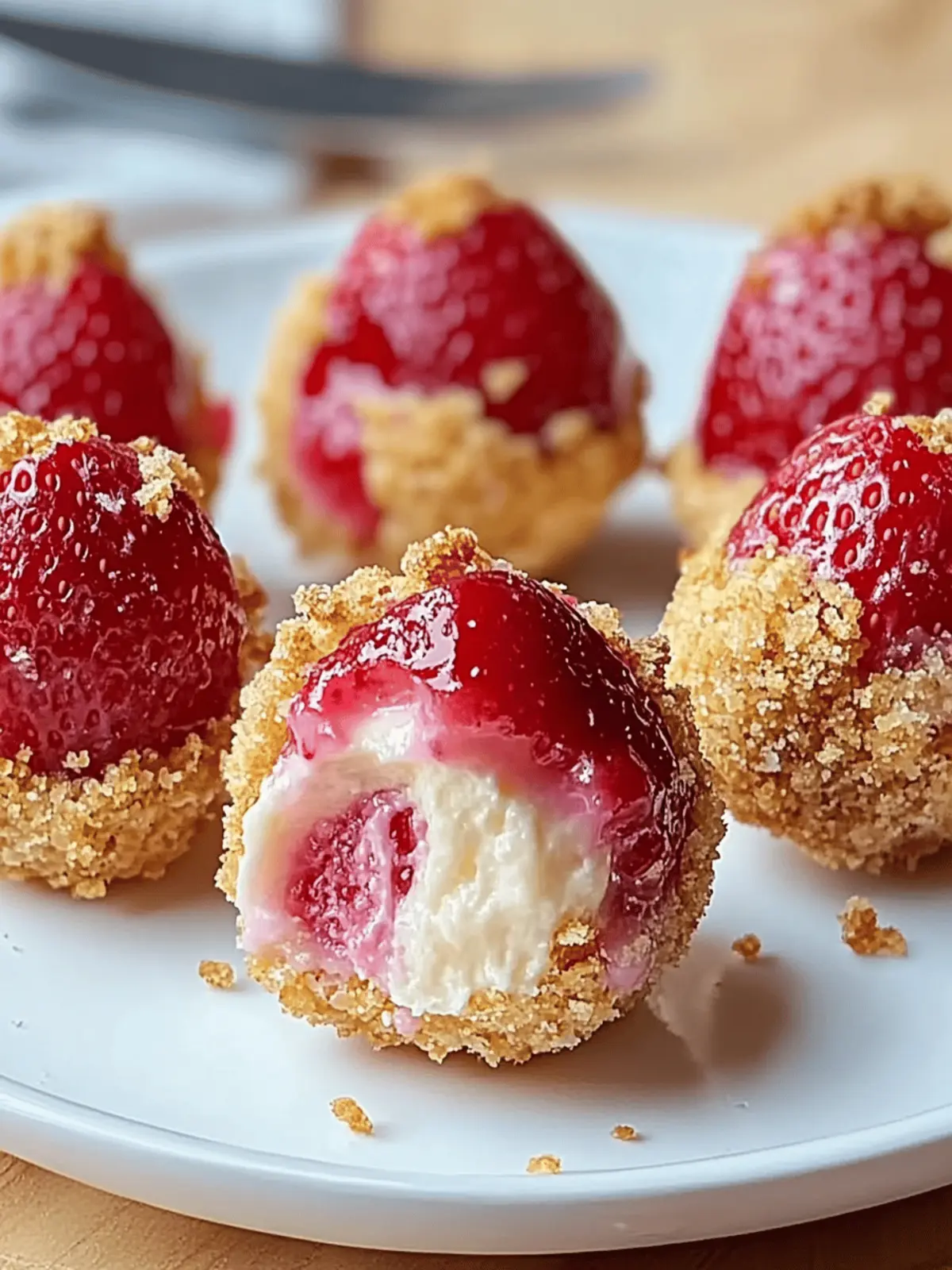 Strawberry Cheesecake Crunch Bites – A Simple Dessert