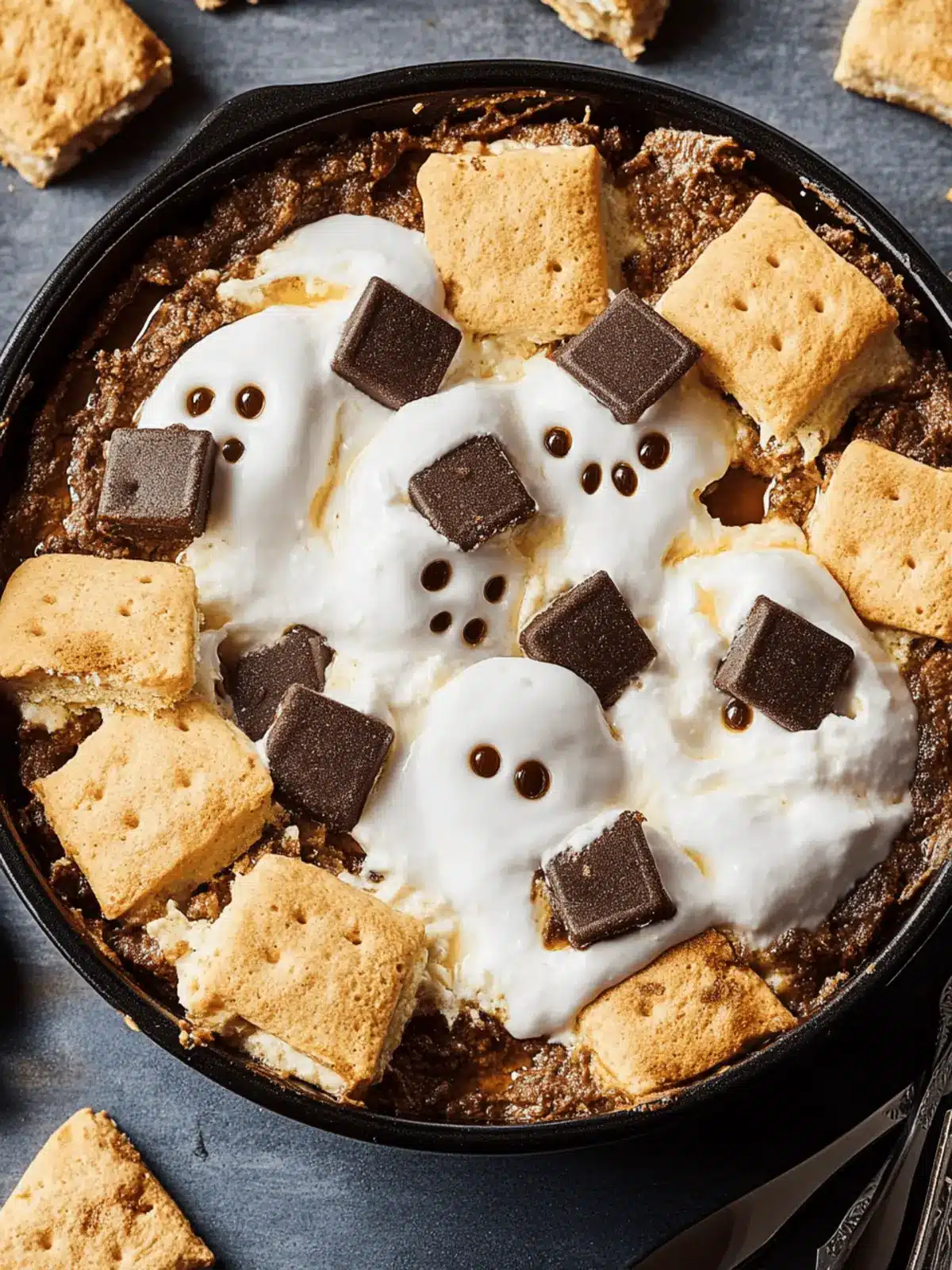 Ghost S'mores Dip