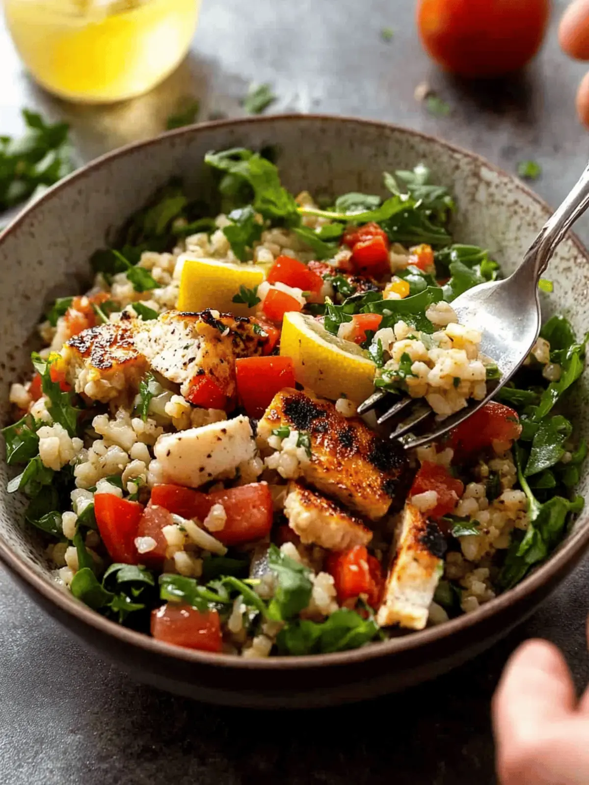 Mediterranean Brown Rice Salad