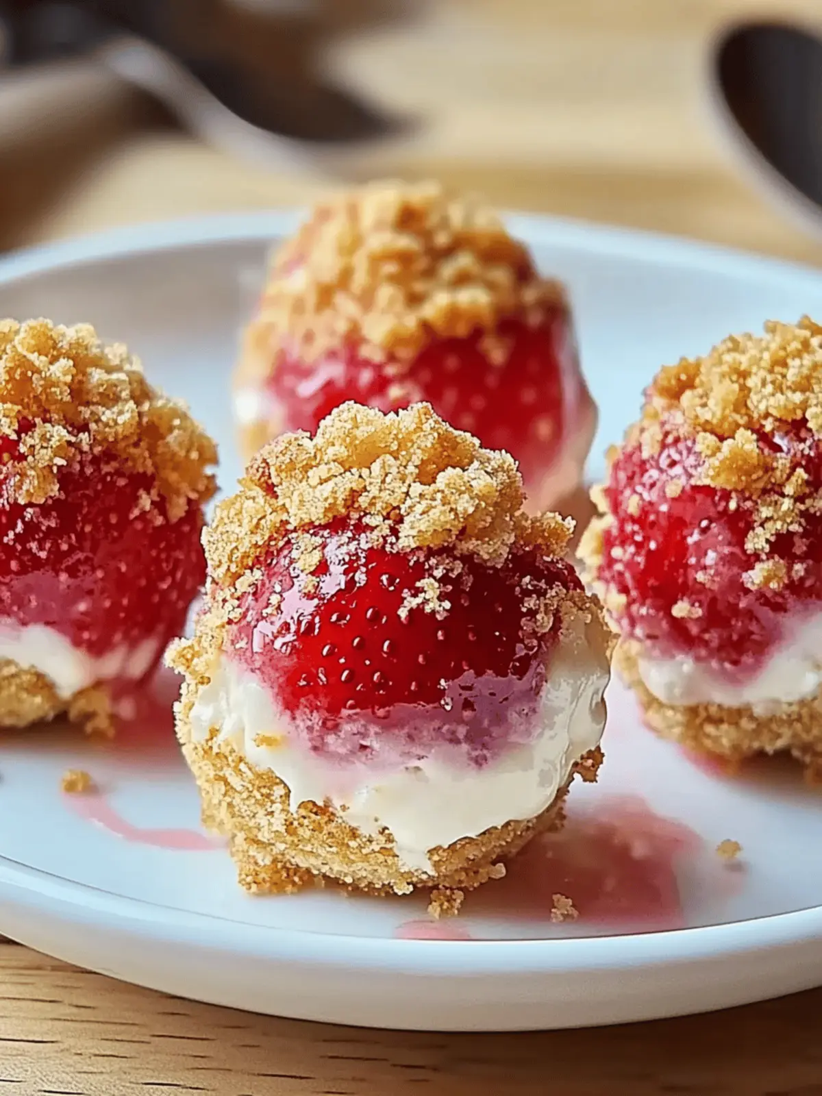 Strawberry Cheesecake Crunch Bites – A Simple Dessert