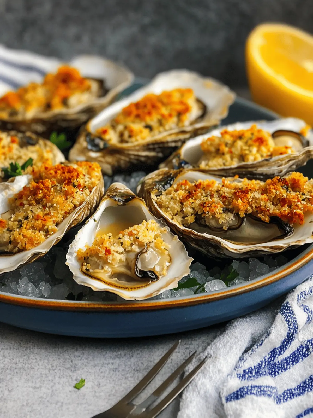 BAKED OYSTERS RECIPE