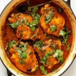 Coconut braised chicken thighs