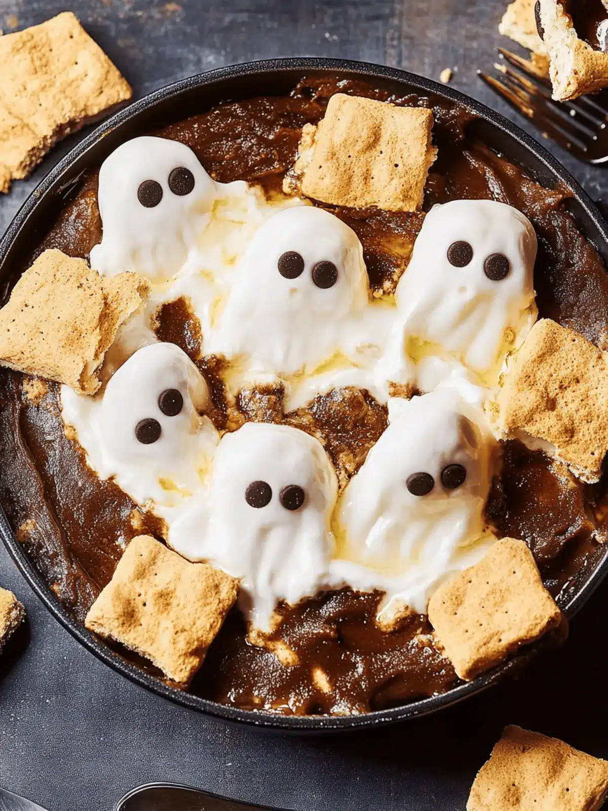Ghost S'mores Dip