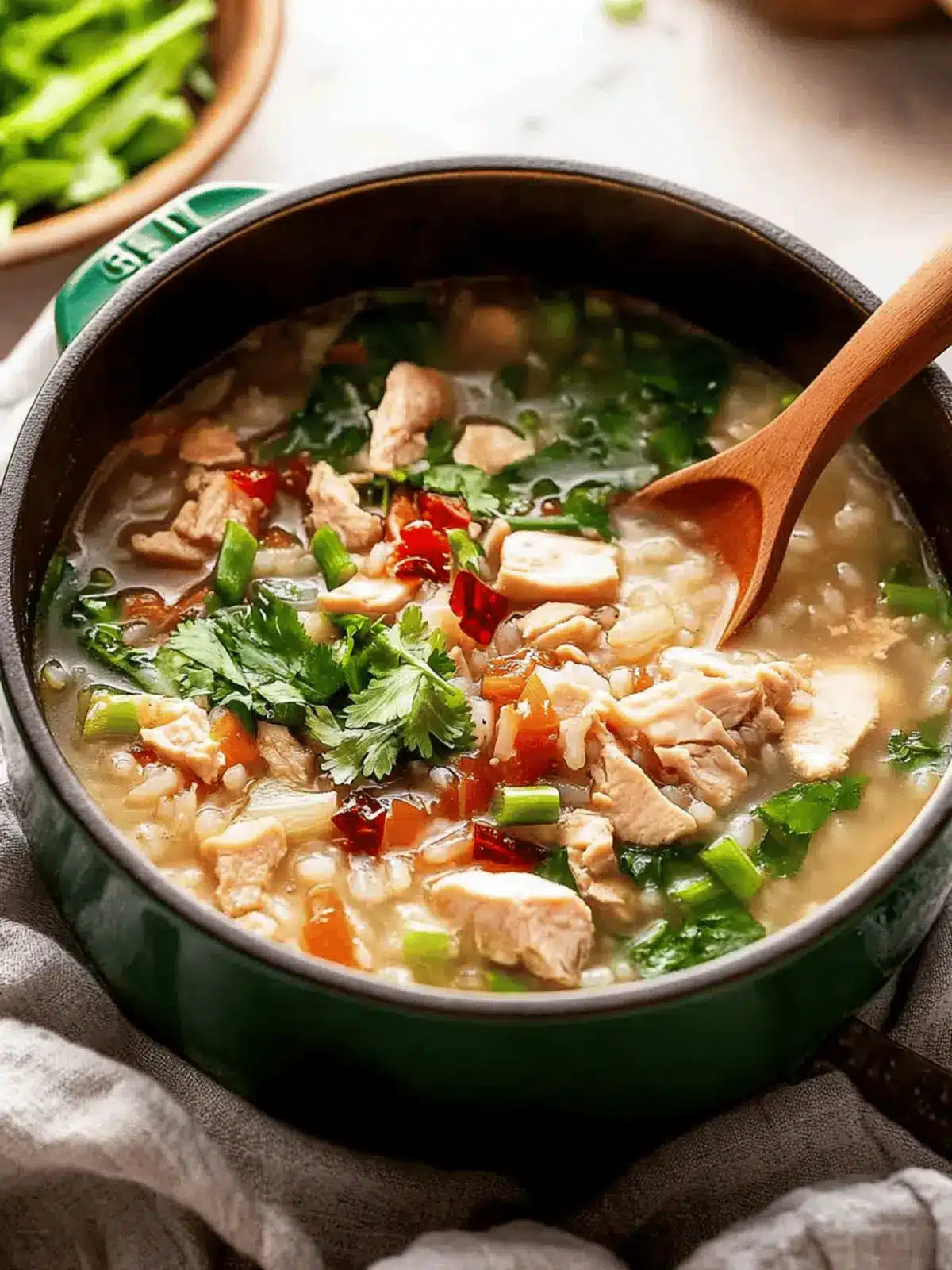 Chinese Rice Soup – quick and easy