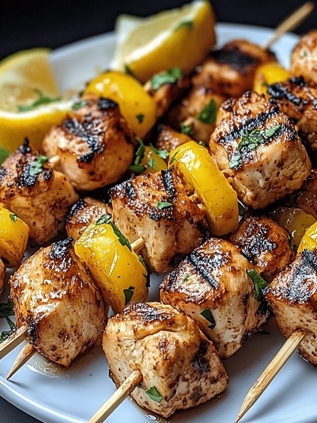 Al Pastor-Style Chicken Skewers