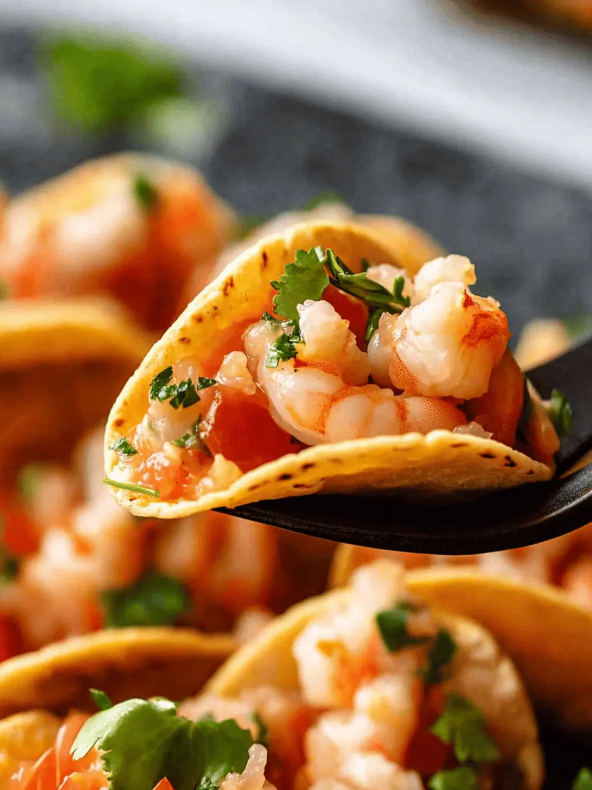 Prawn cocktail mini tacos