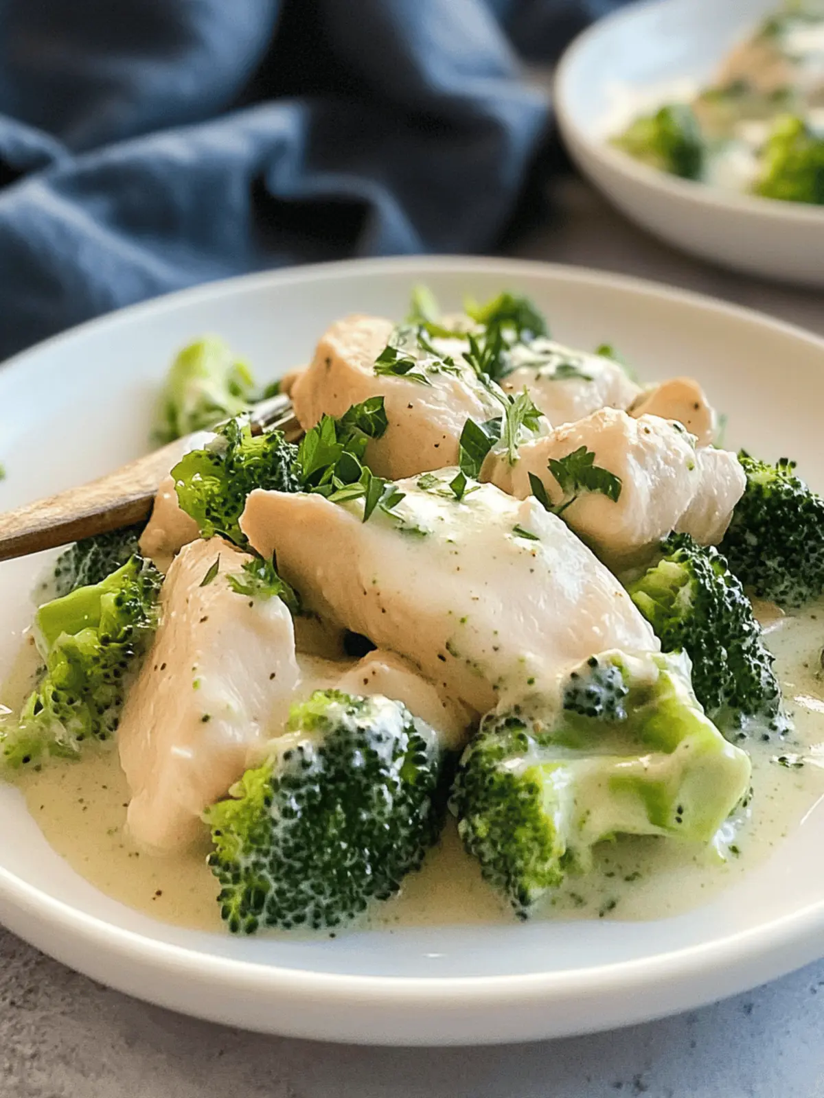 CHICKEN AND BROCCOLI WITH ALFREDO SAUCE (KETO)