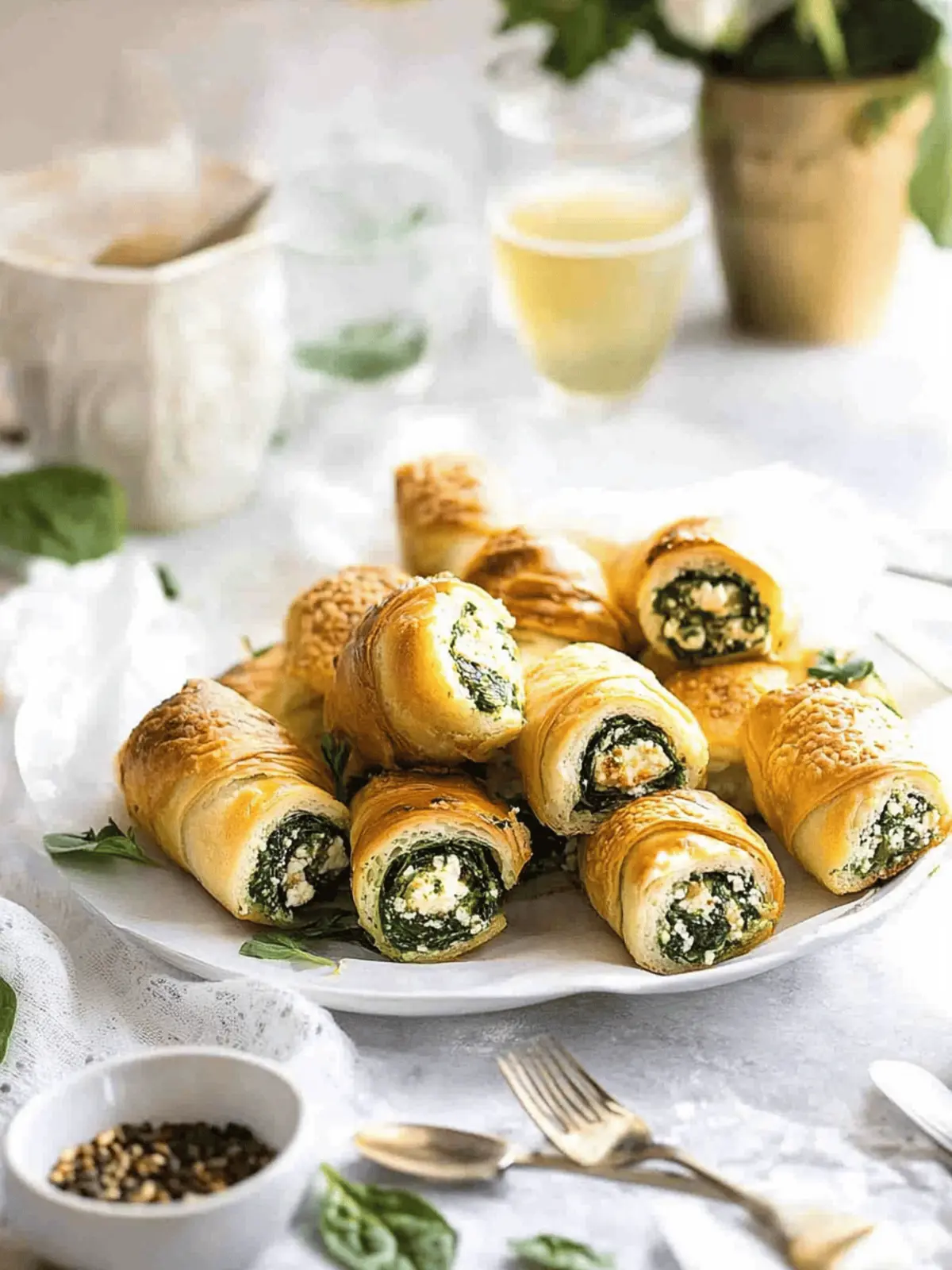 Spinach and Ricotta Rolls
