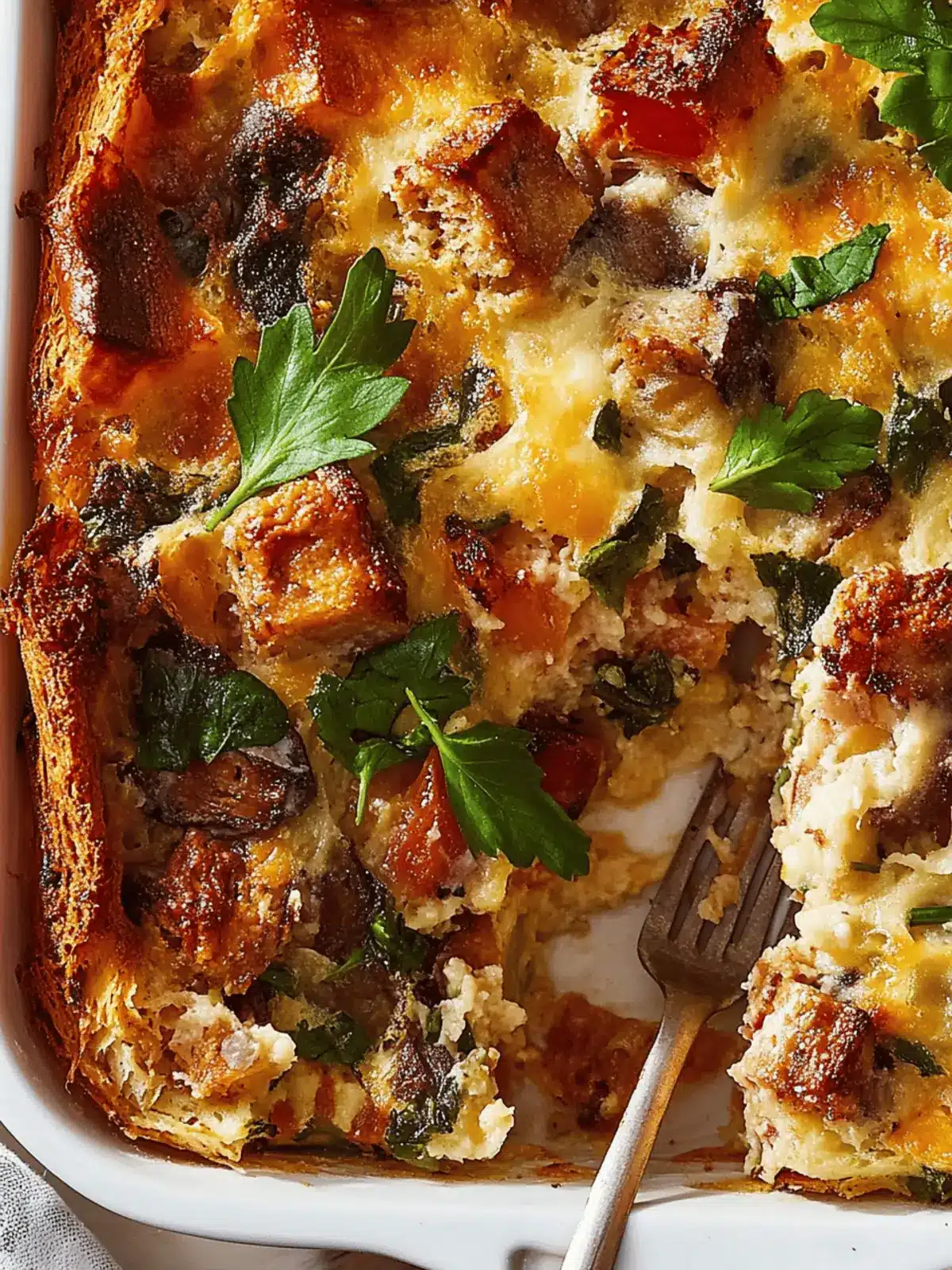 Ultimate Breakfast Strata: Delicious & Versatile Casserole
