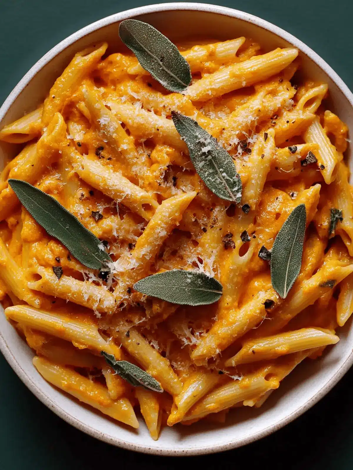 Creamy Pumpkin Vodka Sauce & Penne