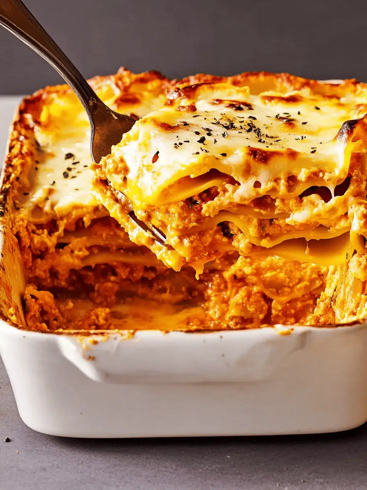 Pumpkin Lasagna