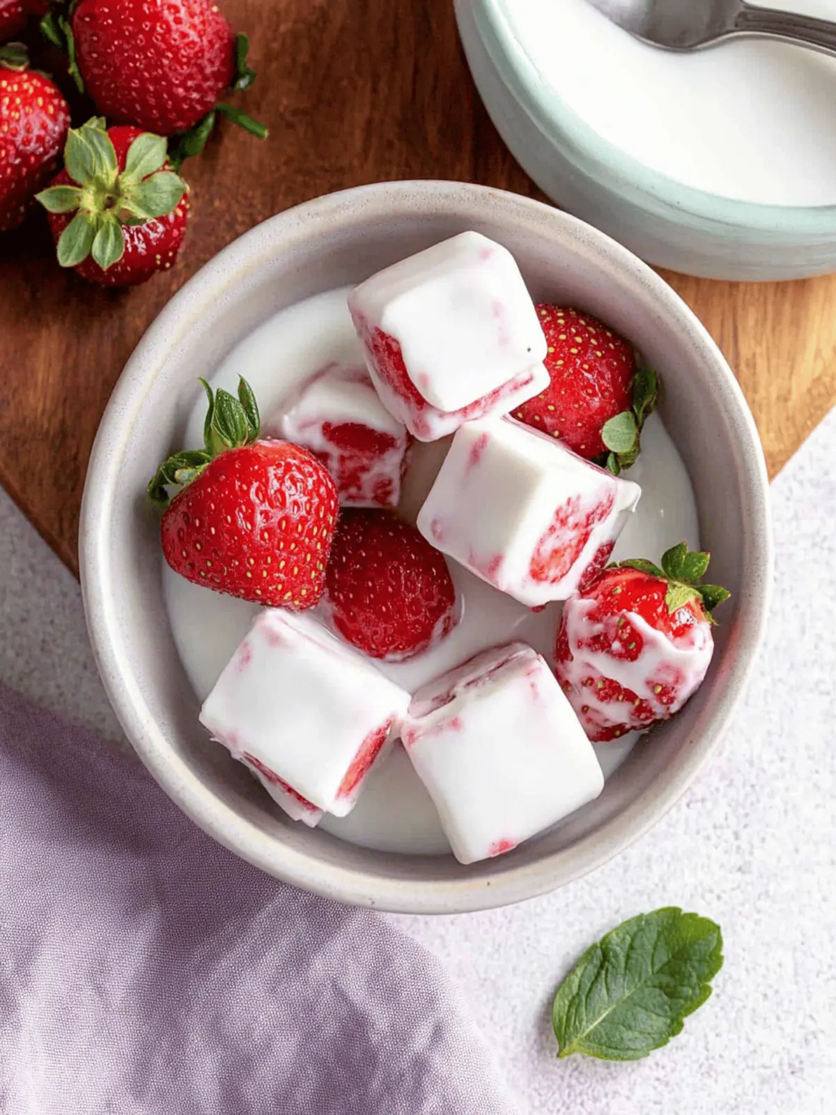 Strawberry Yogurt Bites