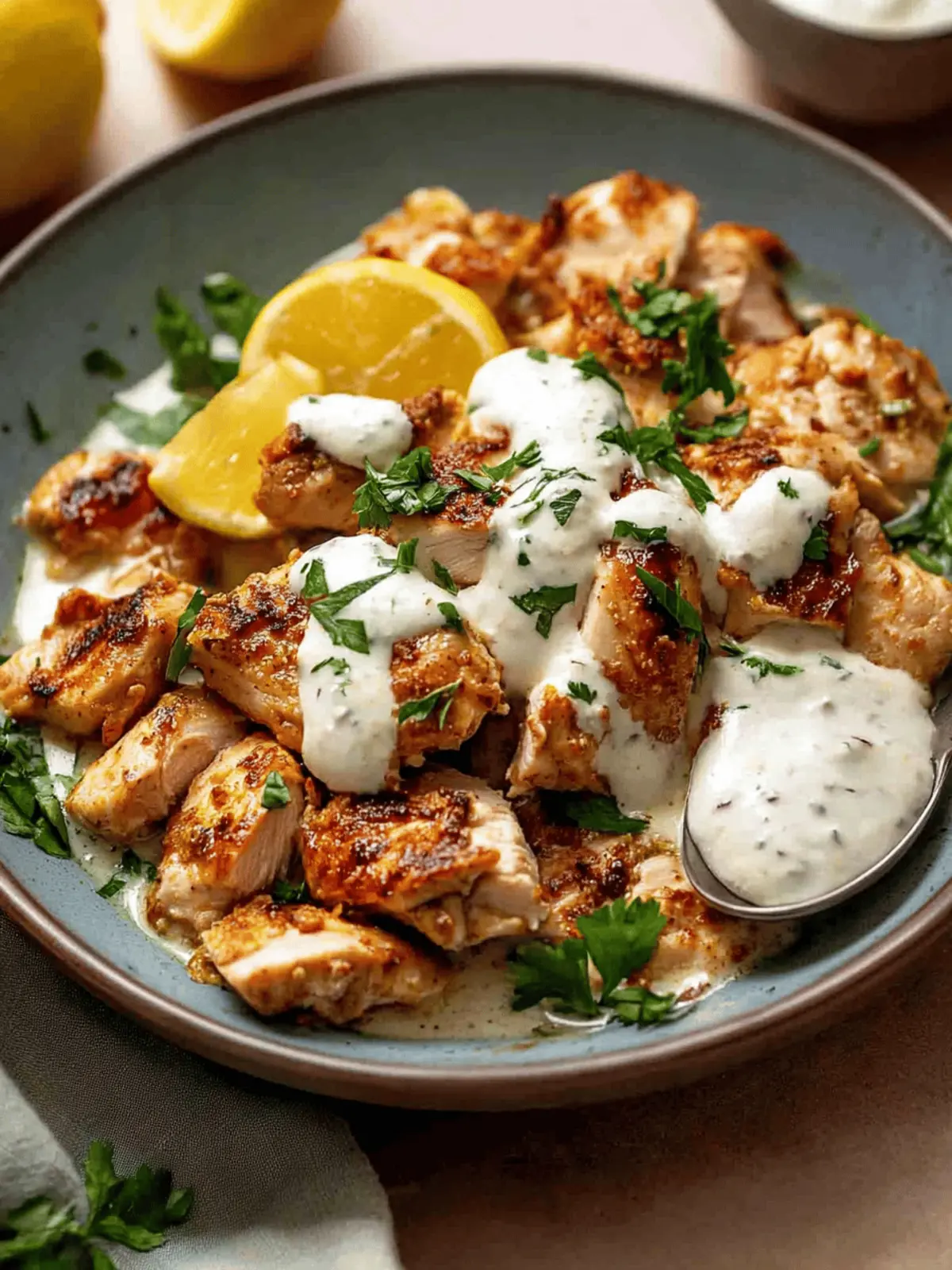 Lebanese Lemon Garlic Chicken – Al Aseel