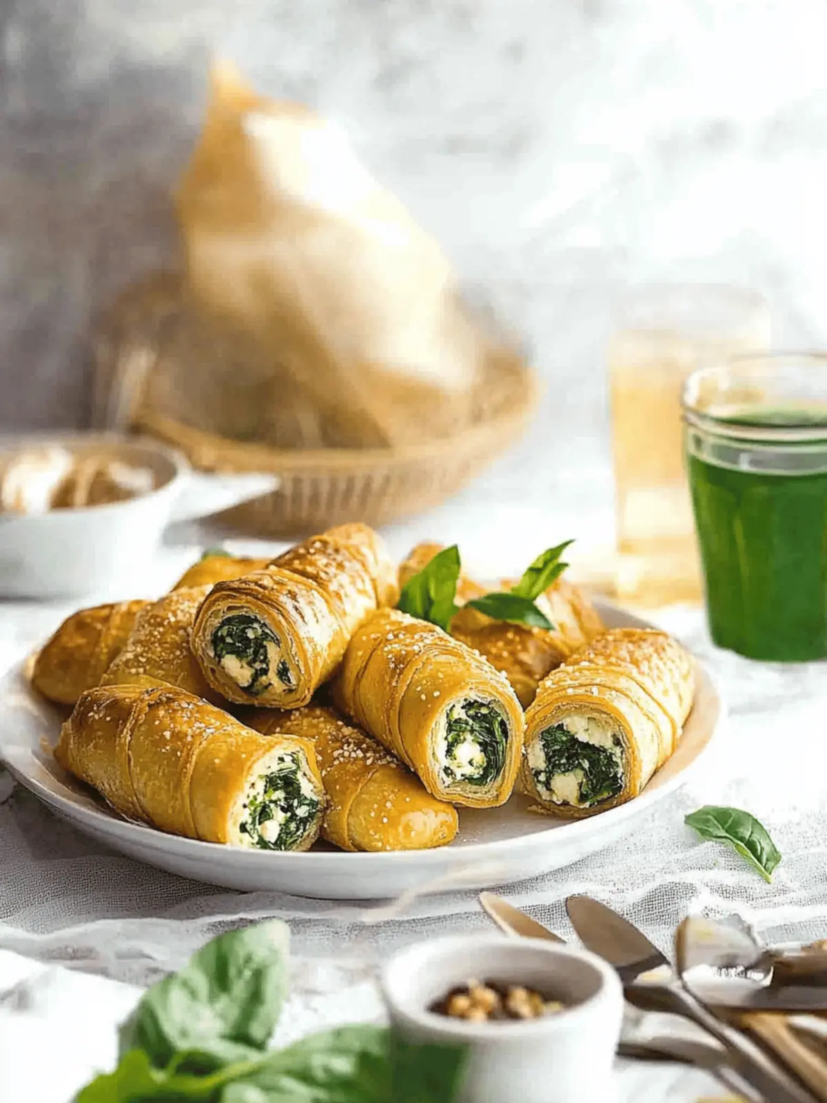 Spinach and Ricotta Rolls