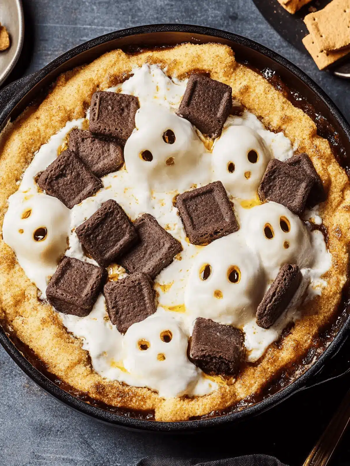 Ghost S'mores Dip