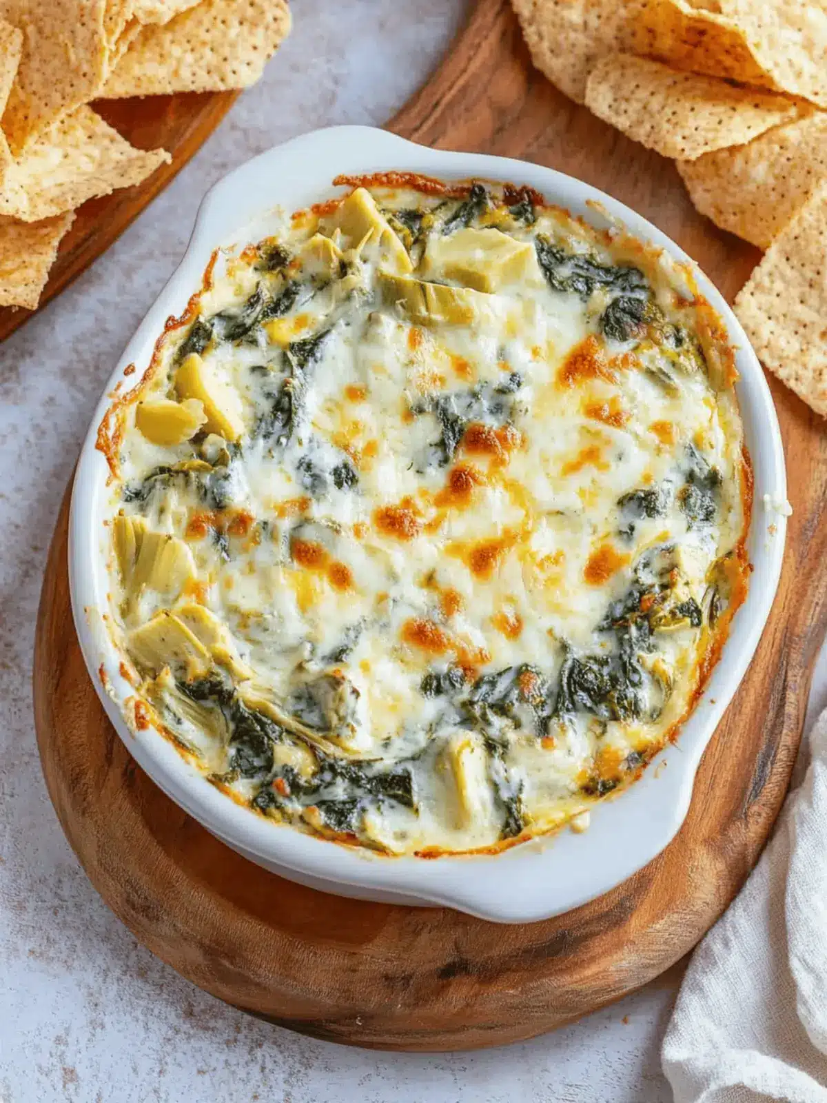 Greek Yogurt Spinach Artichoke Dip