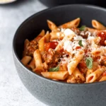Caprese Penne Pasta with Chicken Sausage