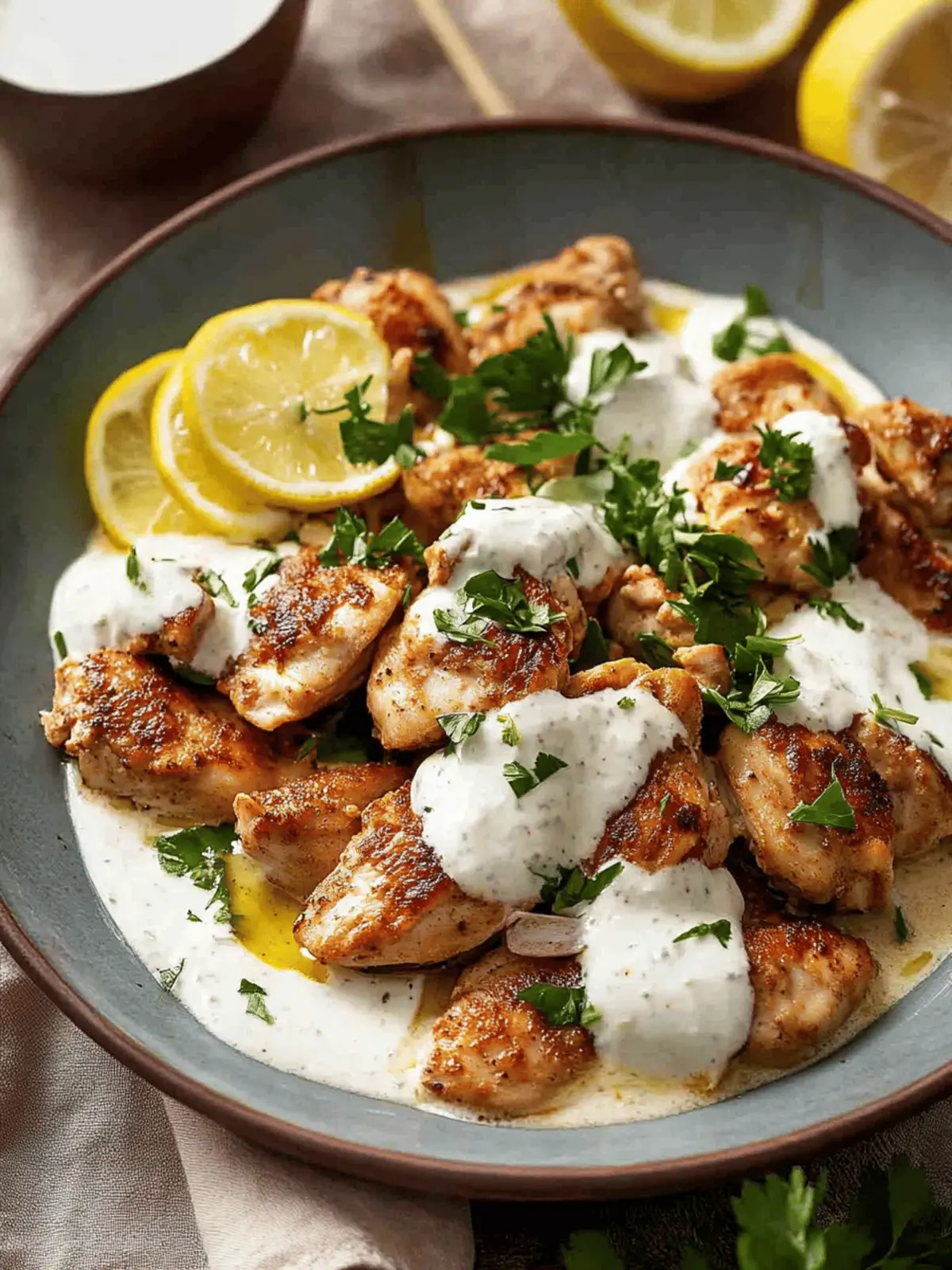 Lebanese Lemon Garlic Chicken – Al Aseel